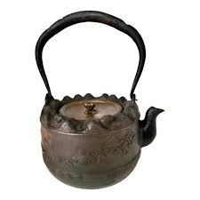 19th Century Japanese Cast Iron Water Kettle or Teapot ...