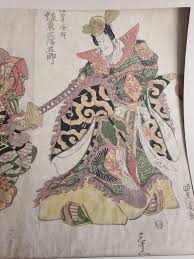 Antique Japanese Woodblock - Utagawa Toyokuni l - 1816 (Honjo, Edo Period 1780 For Sale at 1stDibs