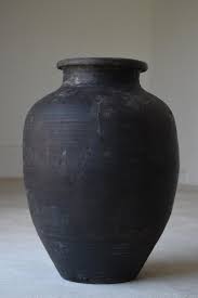 Japanese Antique Paper-Covered Pottery Vase 1860s-1900s / Flower Vase Wabi Sabi at 1stDibs