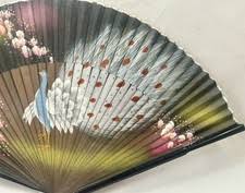 Original Women 1940s Vintage Hand Fans | eBay