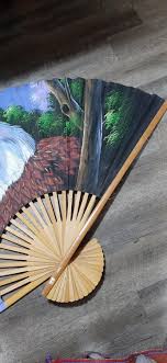 Buy Large 60 Inch Chinese Bamboo Hand Painted Fan Eagle Scene Wall Hanging RARE Online in India - Etsy