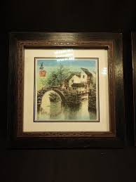 Two Mid Century Japanese original watercolor paintings depicting seasons | eBay