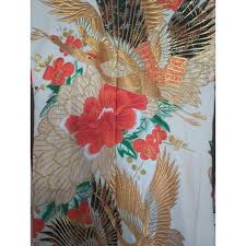 Vintage Japanese Ceremonial Kimono Wall Display Art | Chairish