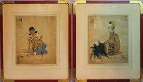 Lot - PAIR OF ORIENTALIST PRINTS BY DORSEY POTTER TYSON