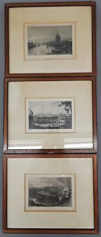 9363036 Convolute 3 Stahlstiche Views Middle 19. Jh Haygerloch Sevilla Madrid | eBay
