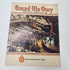 Grand Ole Opry 50th Anniversary Issue WSM Picture History Book | eBay