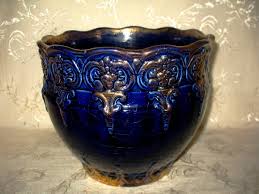 19th Century Victorian Jardiniere Pottery Planter done in ...