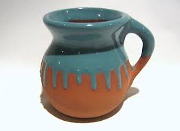 Jarrito de Barro Decorado / Chorreado Decorated Clay Mug ...