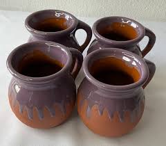 Mexico 3 Coffee Cups With Saucer - Etsy