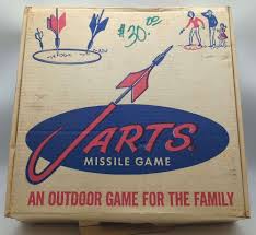 (DE) Vintage Yard Jarts missile Game in box. - Kraft Auction ...
