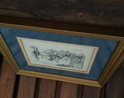 Foxhounds Hunters Ink Art Etching / Original Etching Foxhunt ...