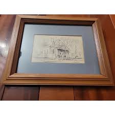 Jas F Murray Pencil Drawing Old Court House | Mercari