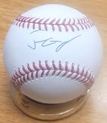 Autographed JUSTIN CRAWFORD Official Major League Baseball ...