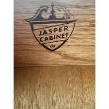 Vintage Jasper Cabinet Co. Black Lacquer Secretary Desk ...