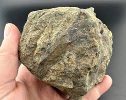 Orbicular Blue Mountain Jasper - Rough Lapidary Half ...