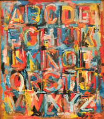 Jasper Johns: Alphabet 22x30 Archival Quality Fine Art Print ...