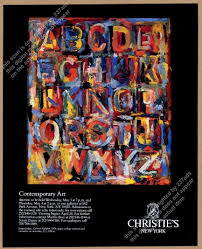 1989 Jasper Johns Colored Alphabet 1959 art Christie's ...