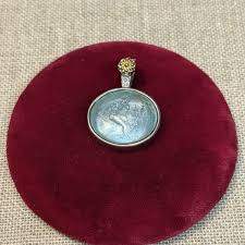 Tagliamonte Sterling & 14k Venetian Glass MOP Pendant | eBay