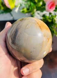Picasso Jasper Stone Sphere: Metaphysical Healing Crystal (80MM) - Etsy