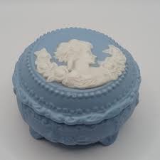 Wedgwood | Accents | Vintage Blue Wedgwood Cameo Jasperware ...