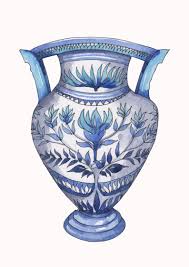DIGITAL DOWNLOAD: Blue Chinoiserie Vase Wall Art- Urn - Etsy
