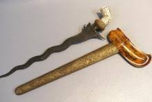 Sold at Auction: INDONESIAN KRIS DAGGER