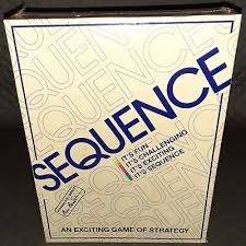 VINTAGE 1995 SEQUENCE CARD BOARD GAME ...