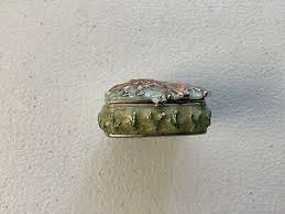 Monet Box Trinket Jewelry Goldfish Koi Enamel Crystal Vintage Rare Collectible | eBay