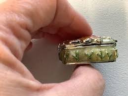 Monet Box Trinket Jewelry Goldfish Koi Enamel Crystal Vintage Rare Collectible | eBay