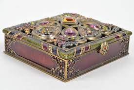 Sold at Auction: Jay Strongwater, Jay Strongwater 'Alexander' Arabesque Trinket Box