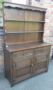 Vintage Jaycee Carved Oak Sideboard with double cupboard and ...