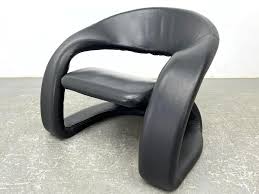 Sold at Auction: VINYL JAYMAR MODERN CANTILEVER STYLE TONGUE LOUNGE CHAIR. NOT MARKED.
