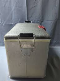 1960s Ted Williams Aluminum Camping Ice Chest Cooler, 22" x ...