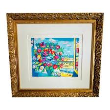 1980s Jean-Claude Picot Art, Framed, Signed & Numbered Serigraph | Chairish