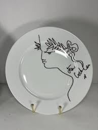Jean Cocteau France Porcelain Plates 1960 XL x 4 | eBay
