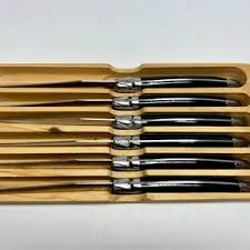 Barenthal Bee Handle Steak Knives. Made in France, Serrated ...