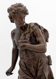 Auguste Moreau "Actaeon & Artemis" Bronzes, 2 | Chairish