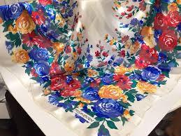 Saint Laurent Silk Floral Scarves & Wraps for Women for sale ...