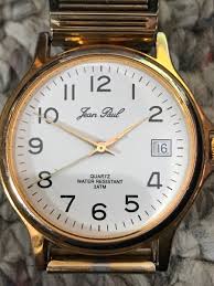 Jean Paul Quartz Men's GXA5000 Gold-Tone Stainless Steel ...