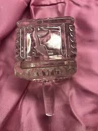 OLEG CASSINI. JEWISH HANUKKAH. 4" CRYSTAL DREIDLE BOTTLE ...