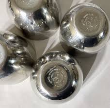 Jefferson Cup by Woodbury Pewter Shiny Finish Lot Of 4 | eBay