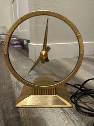 Vintage Jefferson " GOLDEN HOUR " Electric Mystery Clock Art ...