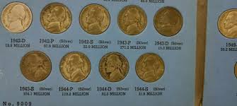 🔥Unsearched, Book of 59 Old Jefferson Nickel Coins, 11 are Silver War Coins | eBay