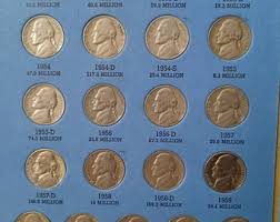 Jefferson Nickels From 1938 Thru 1961d With War Nickels. - Etsy