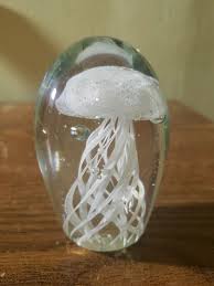 Jellyfish Art Glass Paperweight | eBay