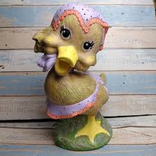 Euro-Mold | Other | Large Hand Painted Ceramic Duck Chick ...