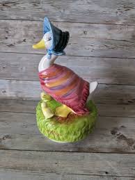Vintage Beatrix Potter Jemima Puddle Duck Music Box Schmidt ...