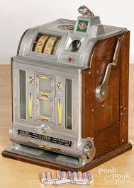 Sold at Auction: Jennings front vendor nickel slot machine
