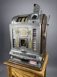 Jennings Victoria 5 Cent Slot Machine Mint Vendor