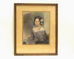 Vintage Framed Print of Victorian Woman in Purple Dress Wearing Pearls (E10146) - Etsy Australia